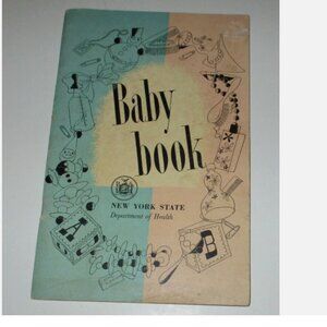 Baby Book Pamphlet NYS Dept of Health Infant Care 1950's Caring for an Infant